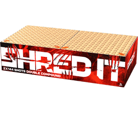 Shred it Showbox GRATIS vuurwerk bij een bestelling vanaf € 850,=